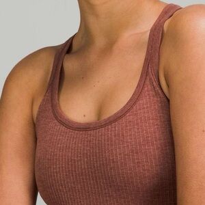 Lululemon ebb to street tank 8 ancient copper